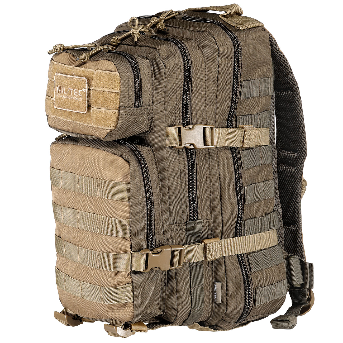 Mil-Tec Rucksack Assault Ranger Pack 20 Liter green/coyote Bild 1