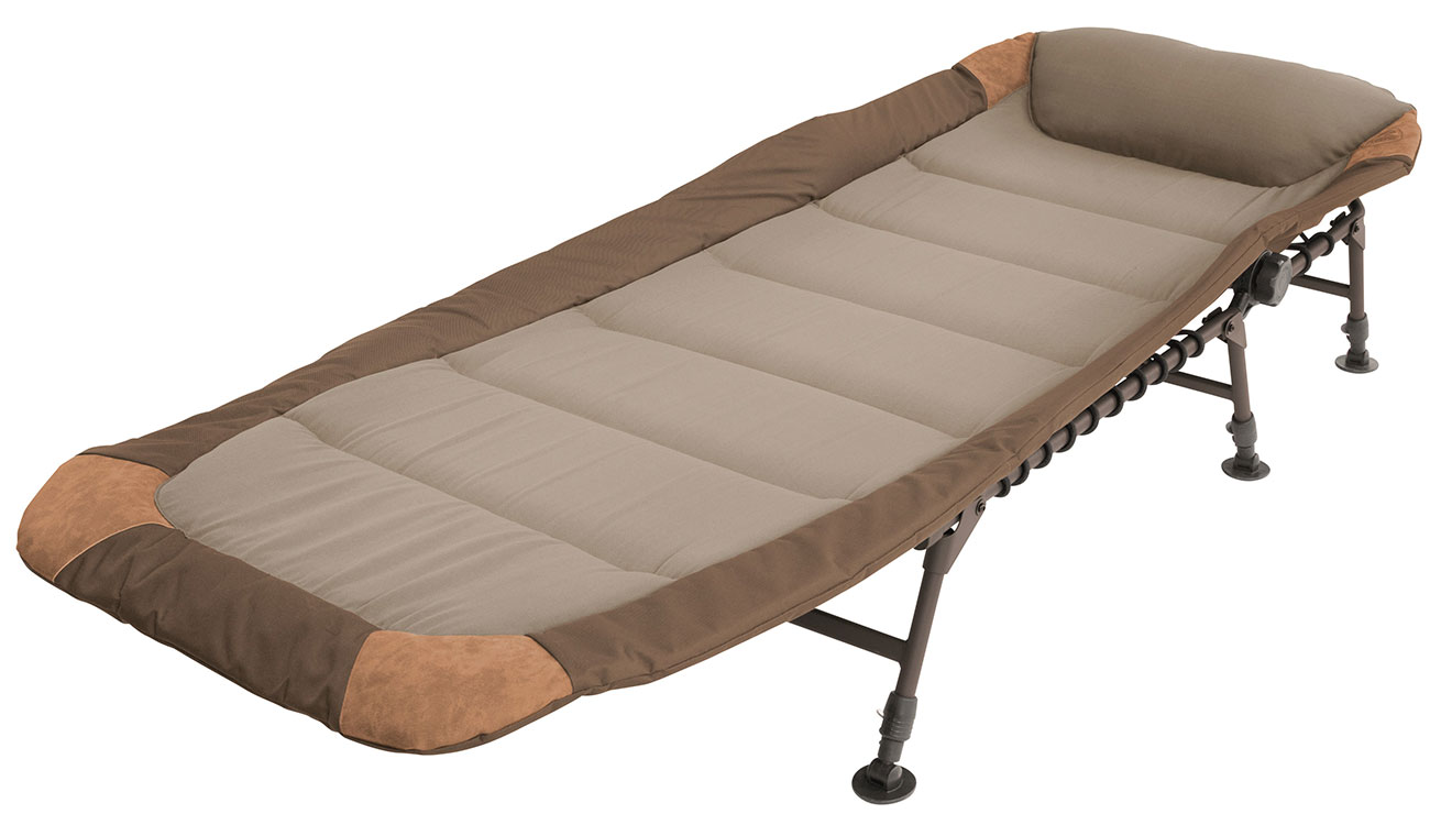 folding camp bed with mattress