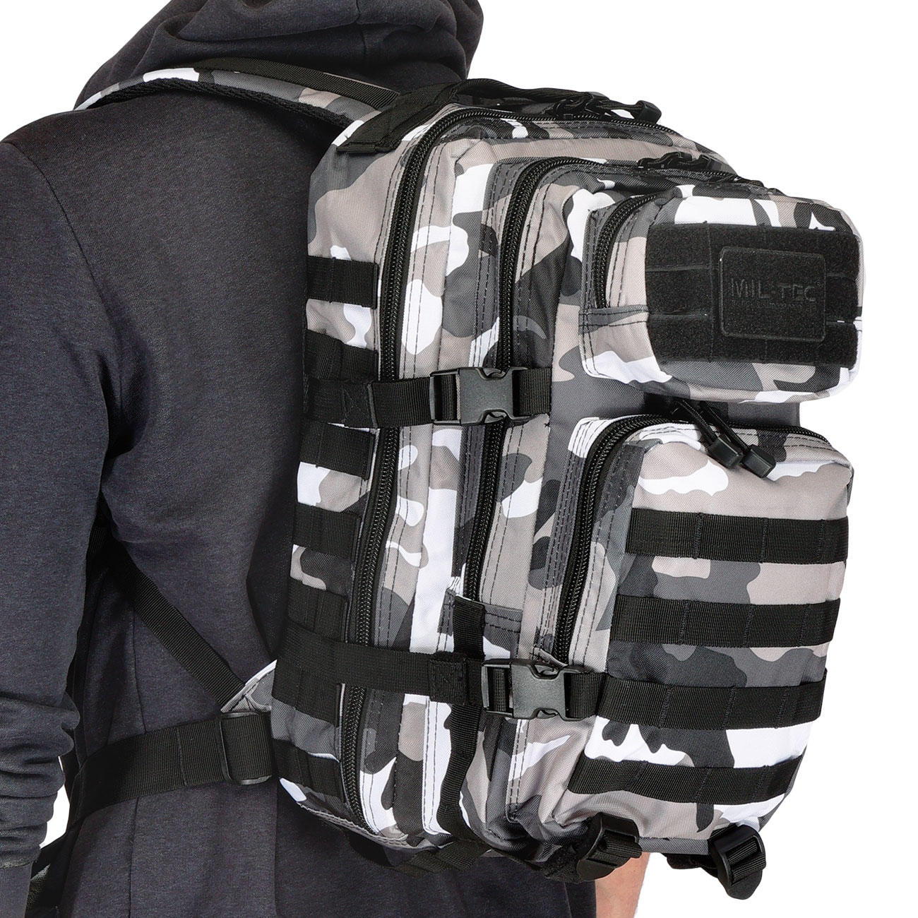 Mil-Tec Rucksack Assault Ranger Pack 20 Liter urban camo Bild 10