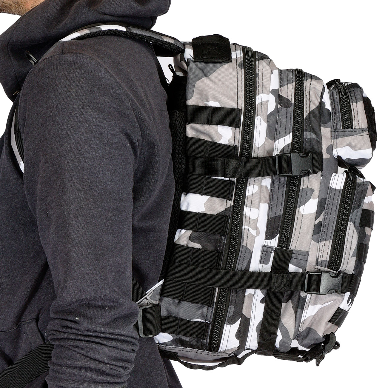 Mil-Tec Rucksack Assault Ranger Pack 20 Liter urban camo Bild 11