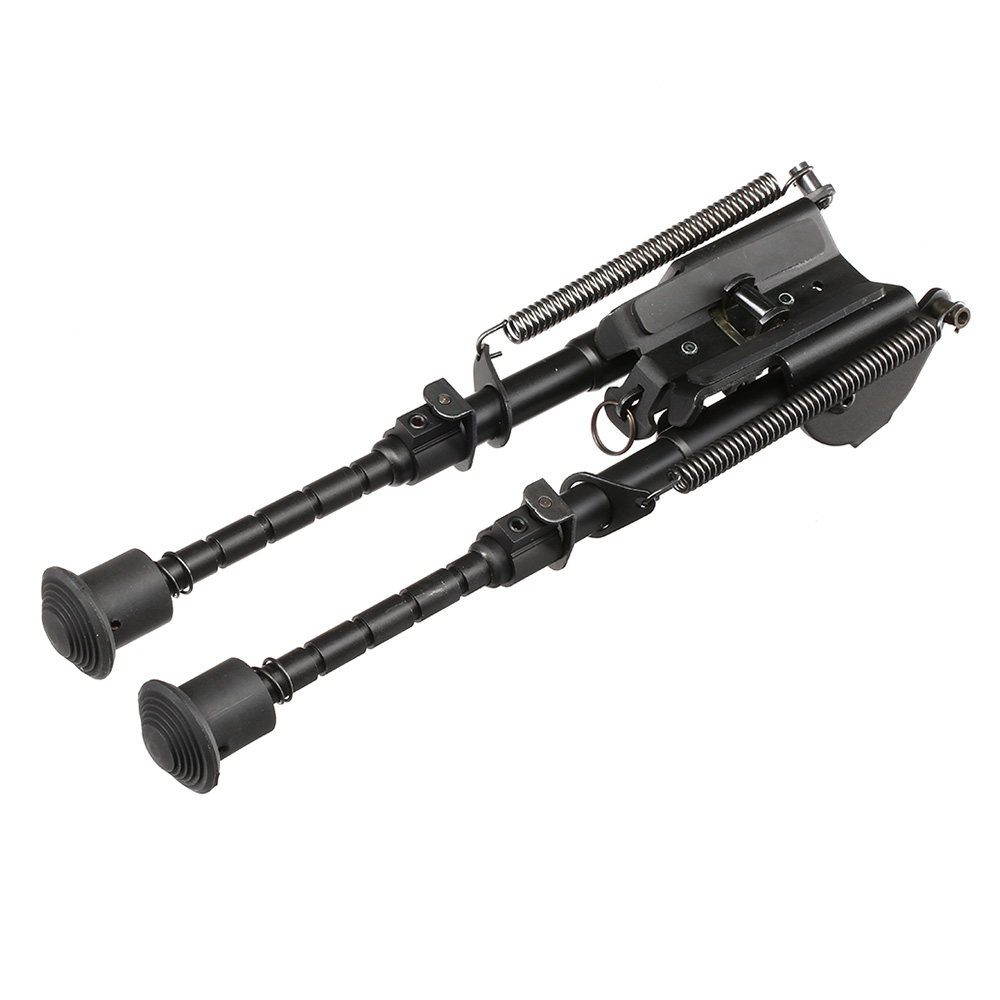 APS Tactical Zweibein mit 21mm- / Sniper-Handguard Halterung - Gummife schwarz Bild 5