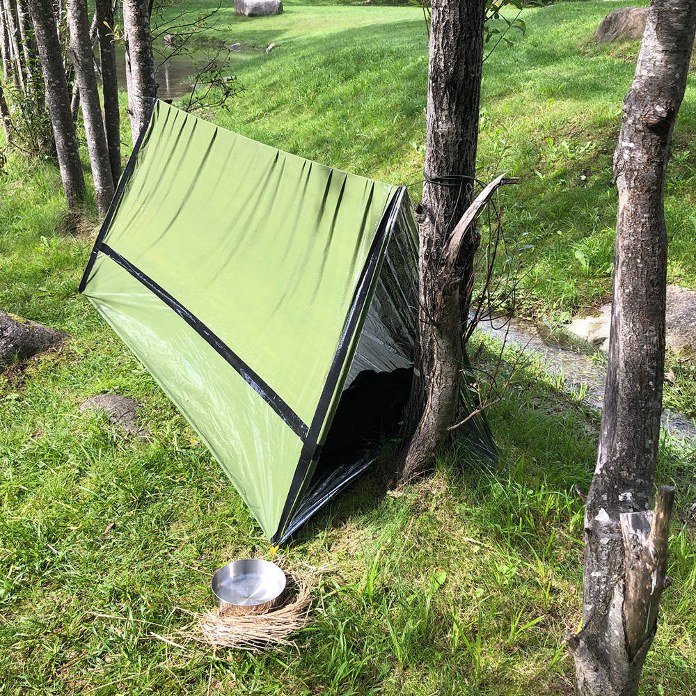 Origin Outdoors Survival Zelt 3 in Tarp 1 Schlafsack Zelt, und oliv in kaufen einem