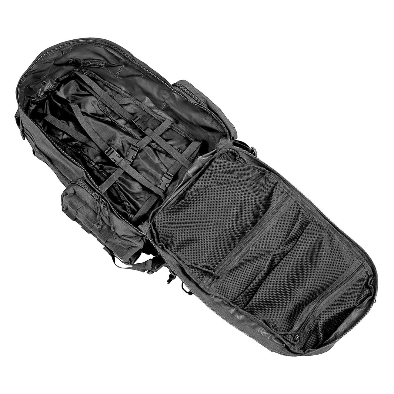 MFH Rucksack Tactical Modular 45 Liter schwarz Bild 3