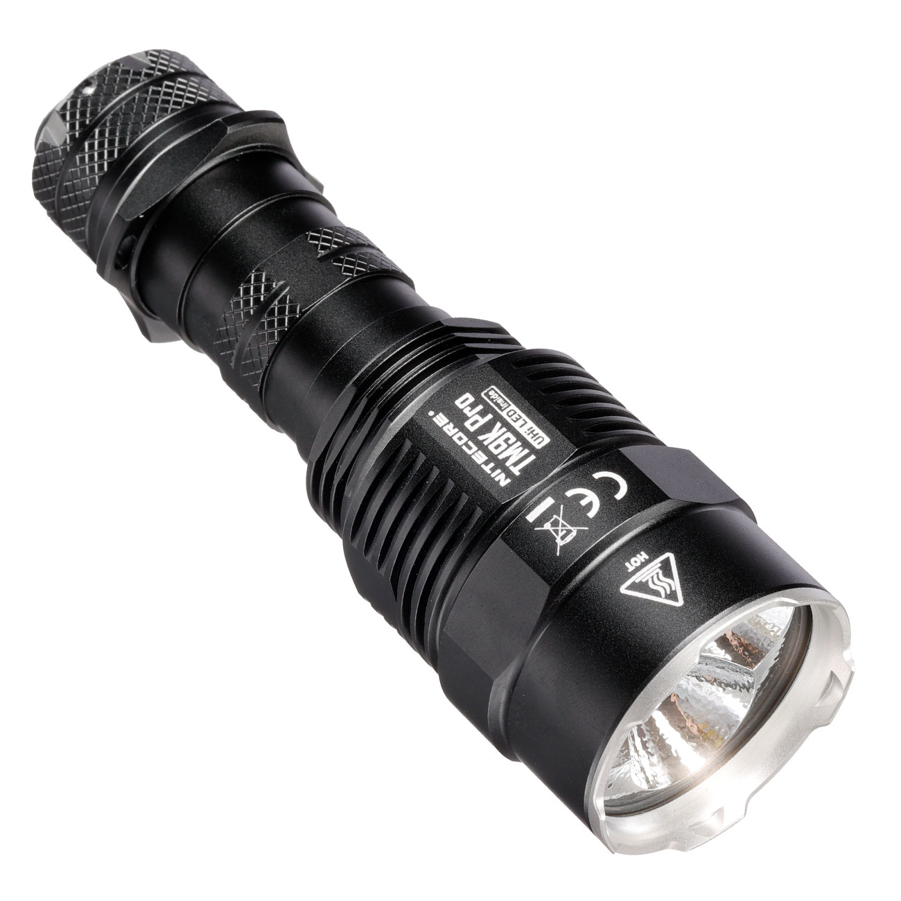 Nitecore LED Taschenlampe TM9K PRO 9900 Lumen schwarz inkl. Akku, Holster, Ladekabel, Lanyard und Grtelclip Bild 5