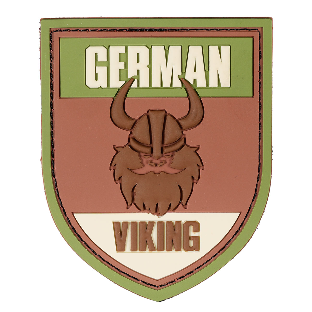 101 INC. 3D Rubber Patch mit Klettflche German Viking oliv