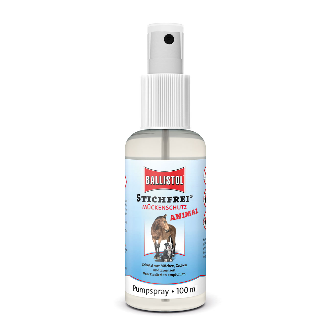 Ballistol Stichfrei Animal Insektenschutz Pumpspray 100 ml zur Abwehr von Insekten