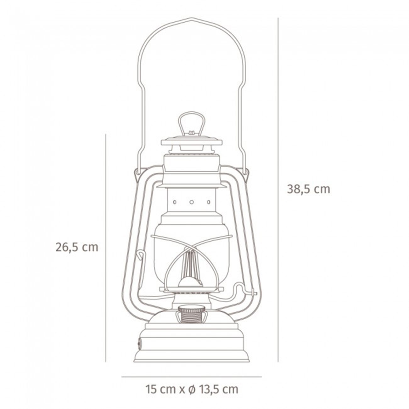 Feuerhand LED Laterne Baby Special 276 bronze mit Dimmfunktion Bild 1