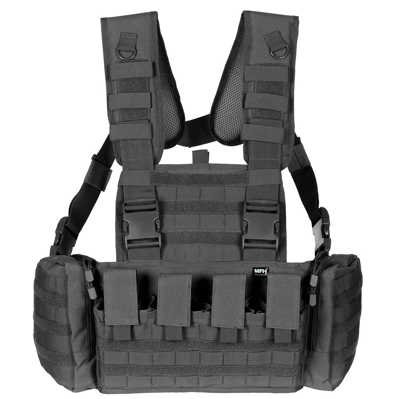 MFH Chest Rig Mission mit Modularsystem schwarz