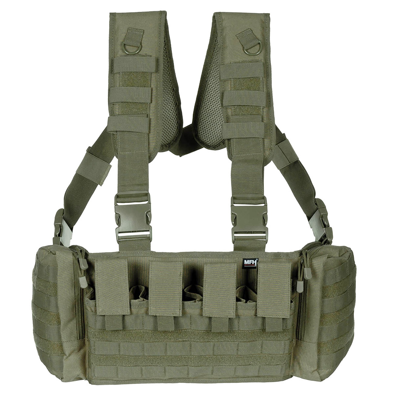 MFH Chest Rig Mission mit Modularsystem oliv Bild 1