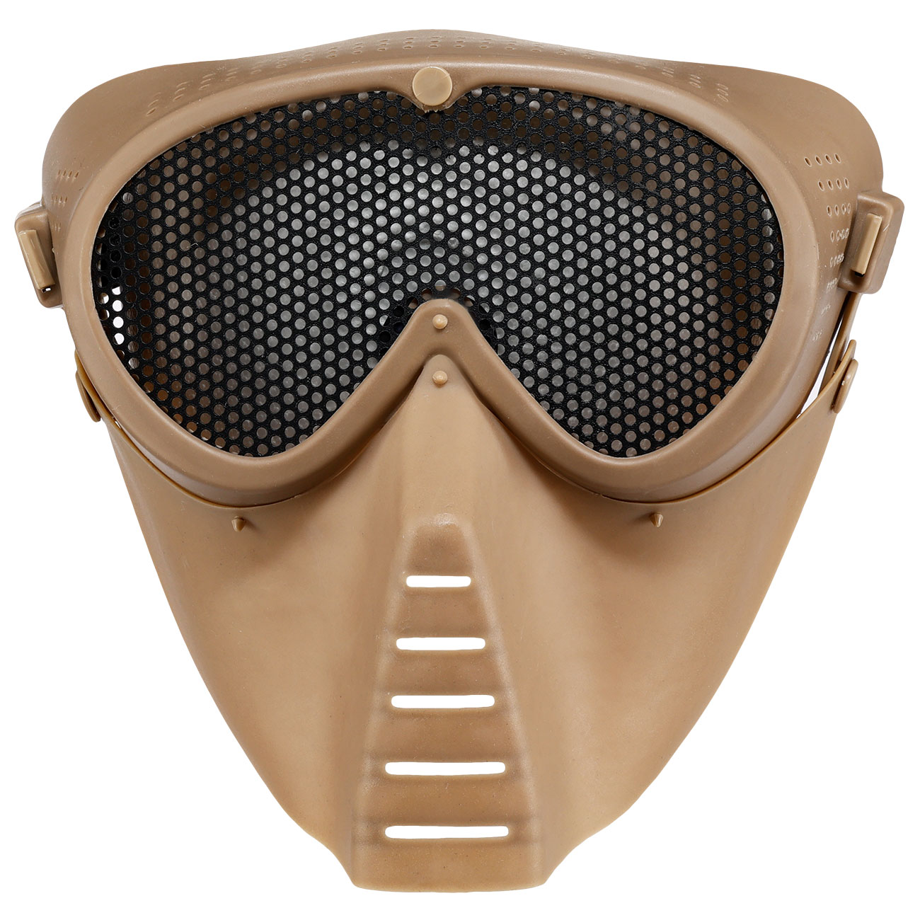 Fidragon SA-Gittermaske mit Mundabdeckung Full Face Desert Tan Bild 1