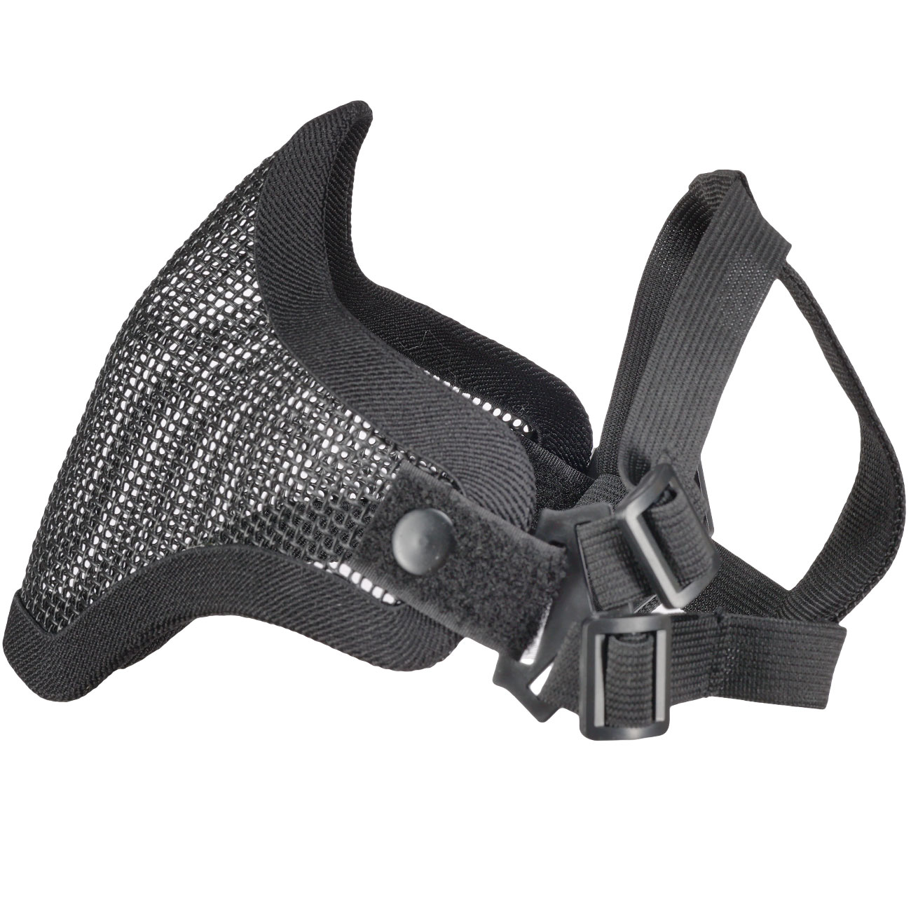 WoSport WST Scout V1 Airsoft Gittermaske Lower Face schwarz Bild 6