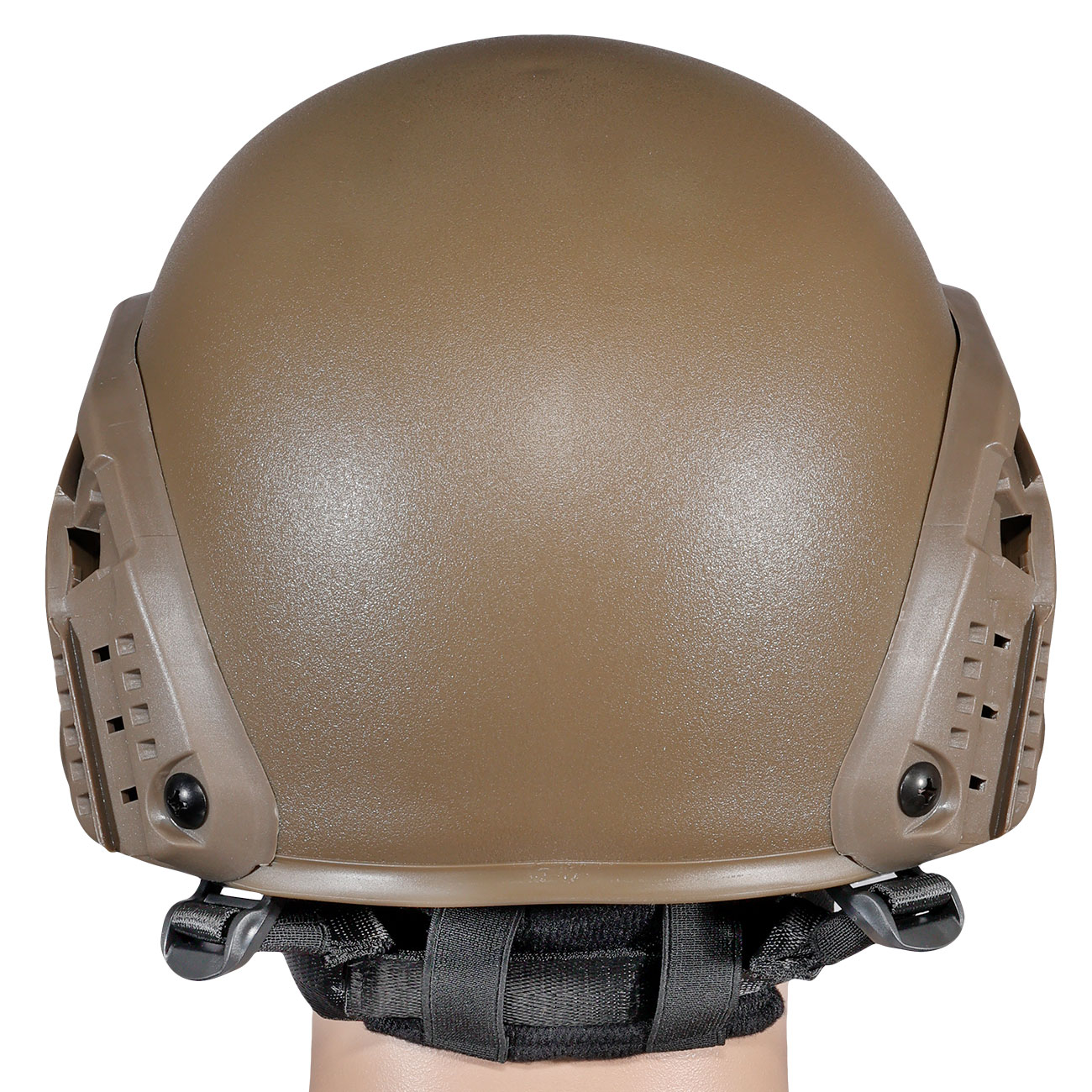 WoSport Airsoft Helm MICH 2000 Standard Style mit NVG Mount verstellbar tan Bild 4