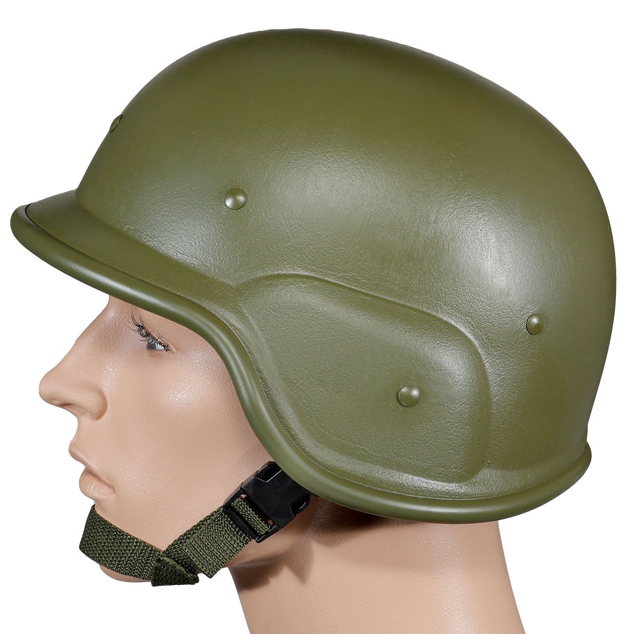 WoSport Airsoft Helm M88 PASGT-Style verstellbar oliv Bild 2