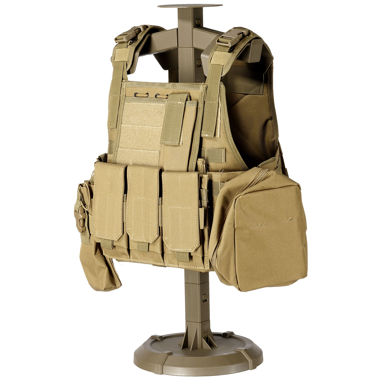 WoSport Tactical Equipment Stnder / Display f. Westen / Helme / Grtel tan Bild 8