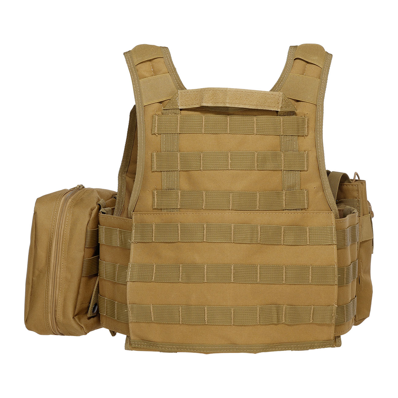 WoSport Kingrin M4 Tactical Molle Vest Einsatzweste tan Bild 1