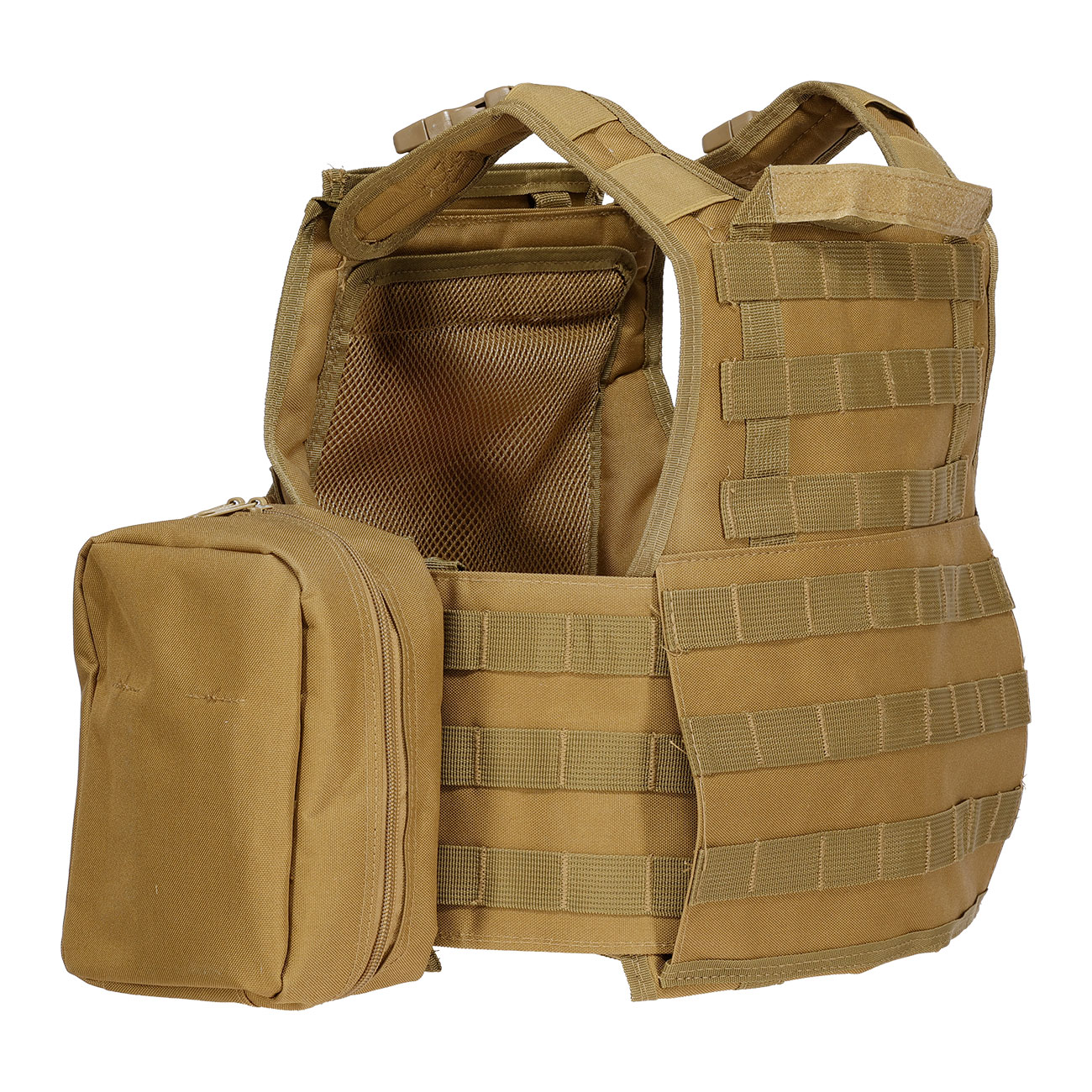 WoSport Kingrin M4 Tactical Molle Vest Einsatzweste tan Bild 5