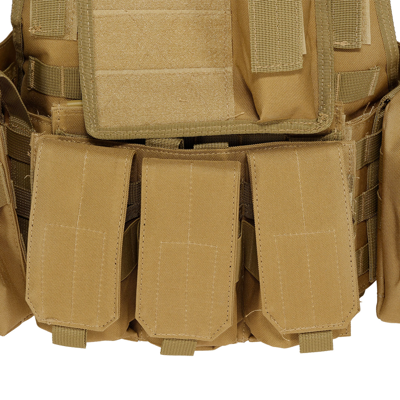 WoSport Kingrin M4 Tactical Molle Vest Einsatzweste tan Bild 8