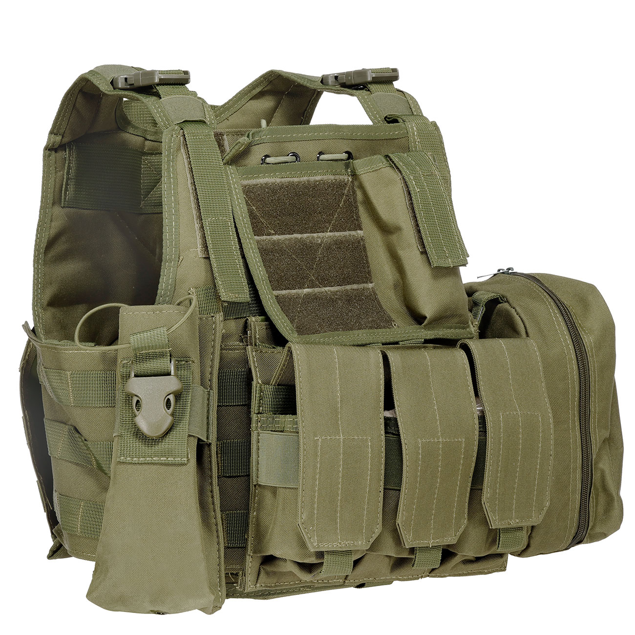 WoSport Kingrin M4 Tactical Molle Vest Einsatzweste oliv Bild 3