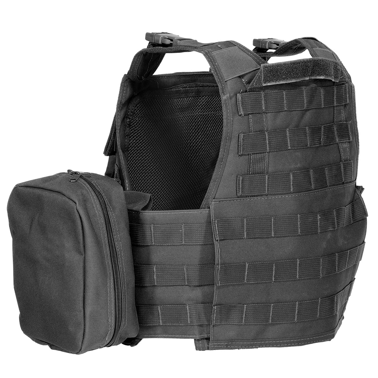 WoSport Kingrin M4 Tactical Molle Vest Einsatzweste schwarz Bild 5