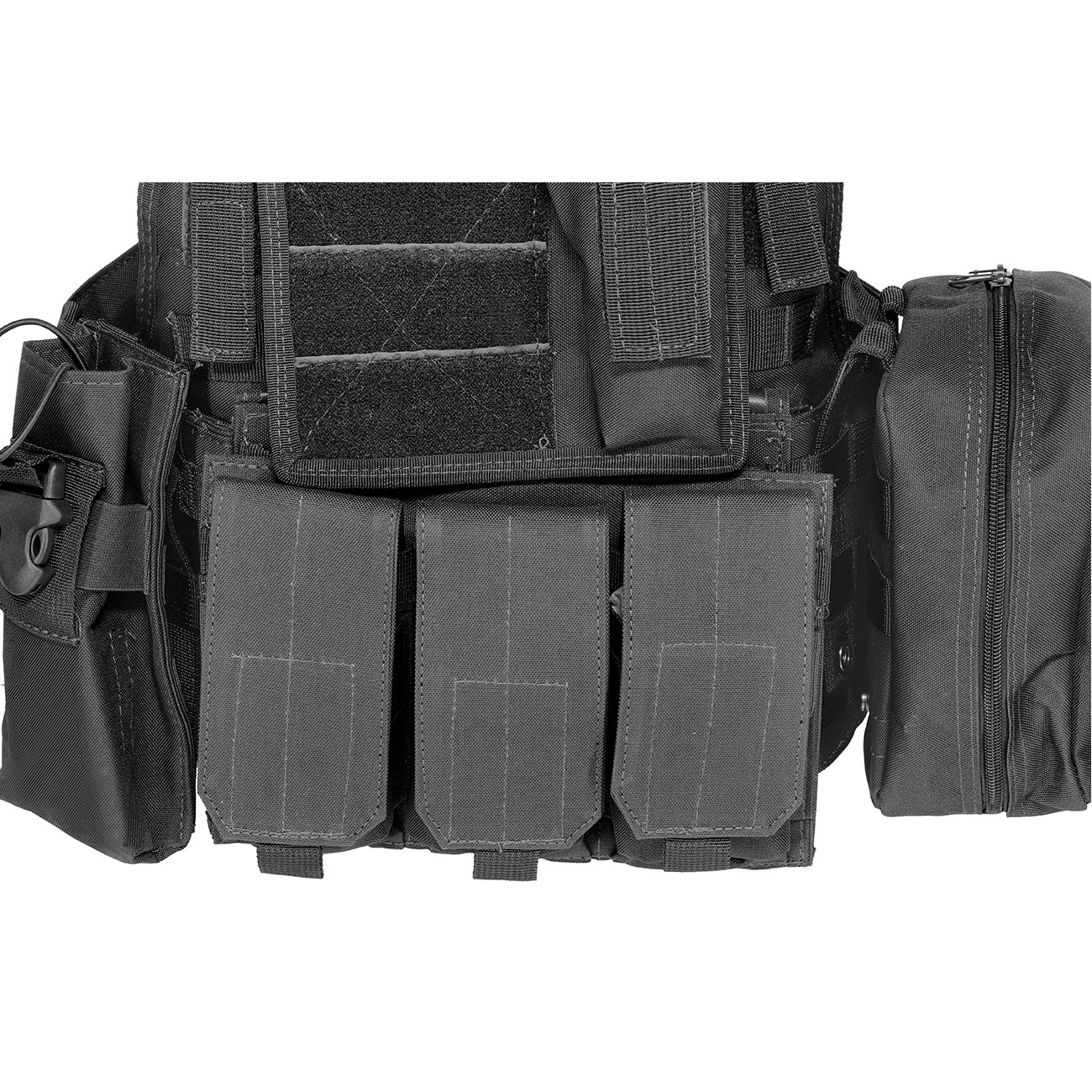 WoSport Kingrin M4 Tactical Molle Vest Einsatzweste schwarz Bild 8