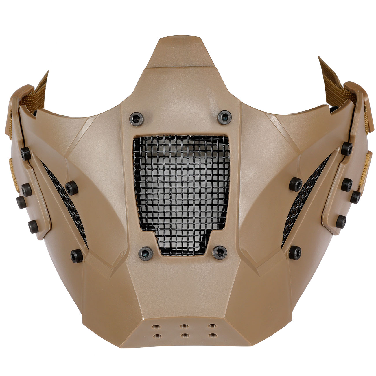 WoSport Iron Warrior Maske Lower Face mit Halterung fr / ohne FAST Helme tan Bild 5