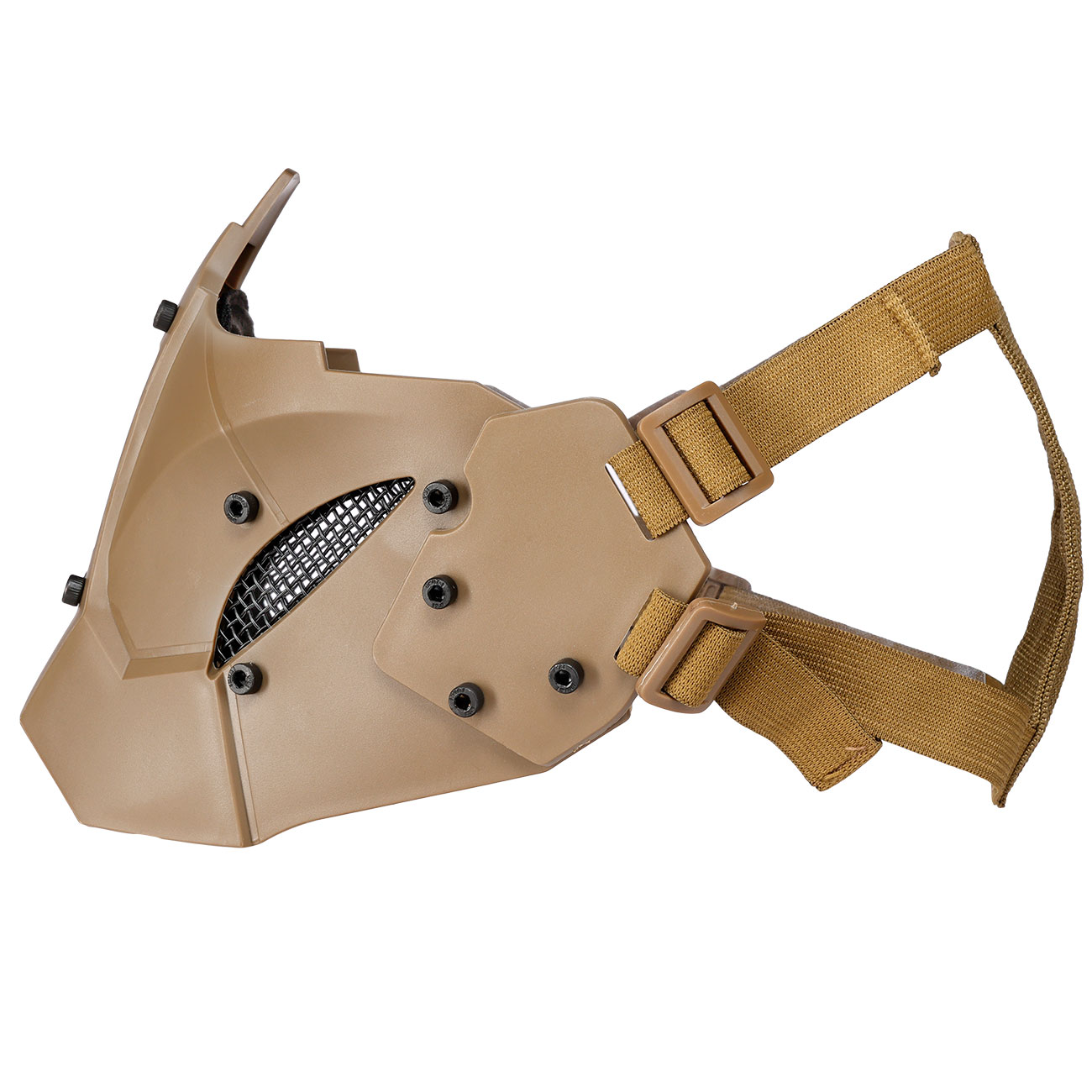 WoSport Iron Warrior Maske Lower Face mit Halterung fr / ohne FAST Helme tan Bild 6