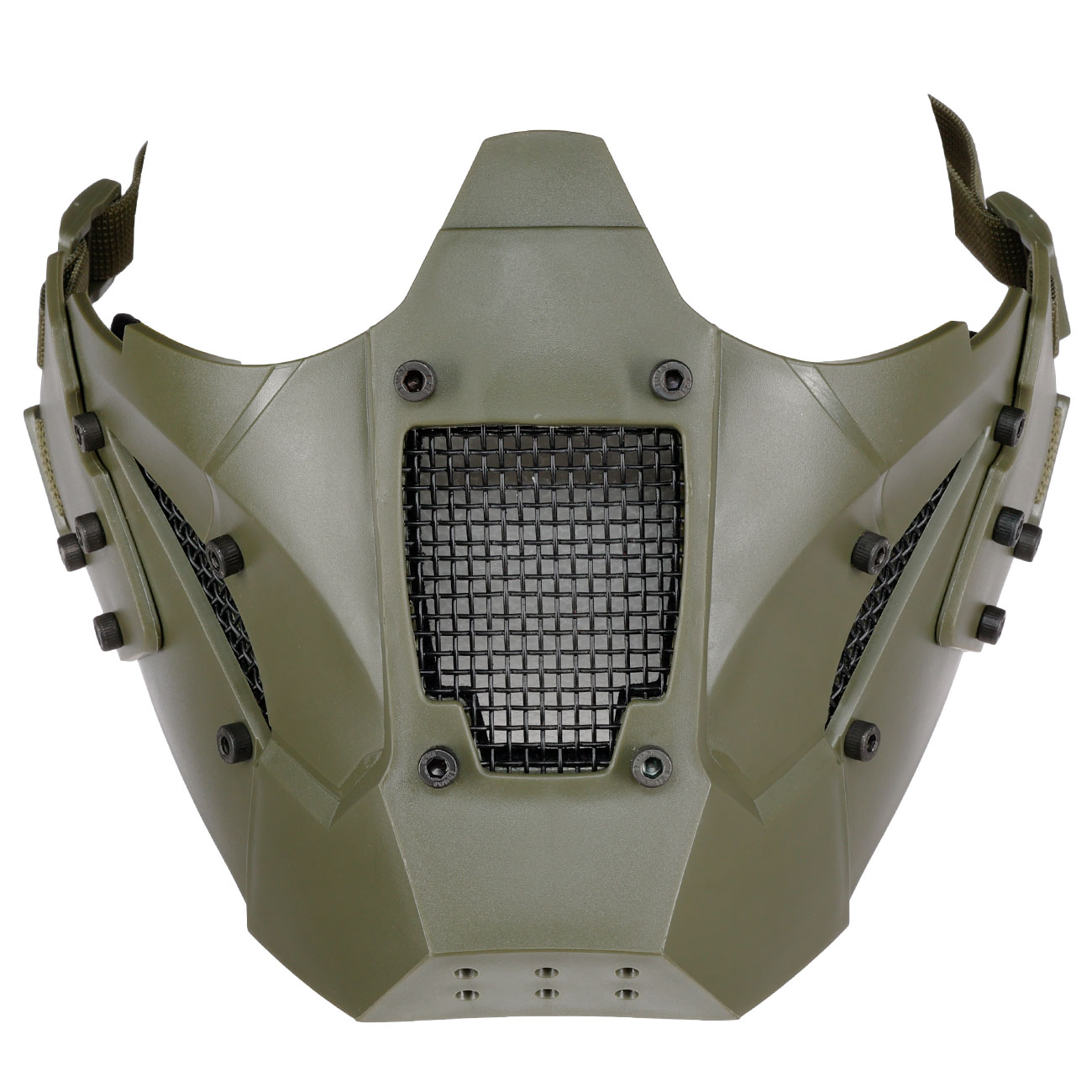 WoSport Iron Warrior Maske Lower Face mit Halterung fr / ohne FAST Helme oliv Bild 5