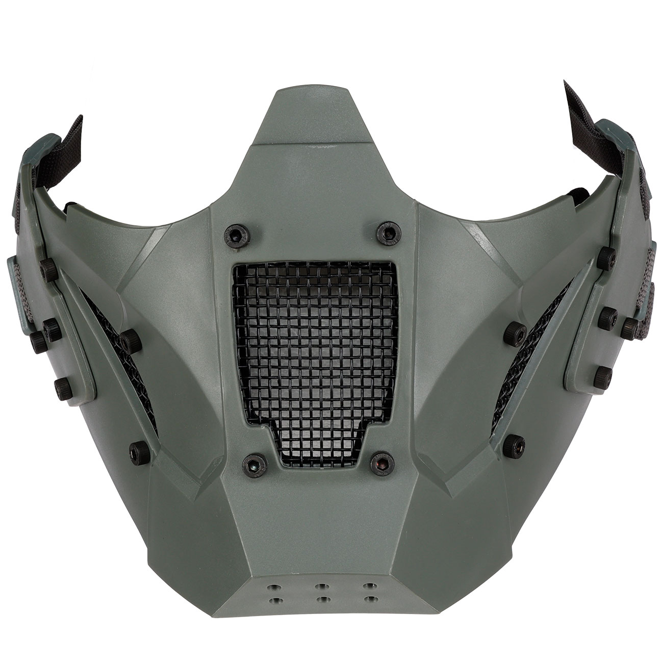 WoSport Iron Warrior Maske Lower Face mit Halterung fr / ohne FAST Helme grau Bild 5