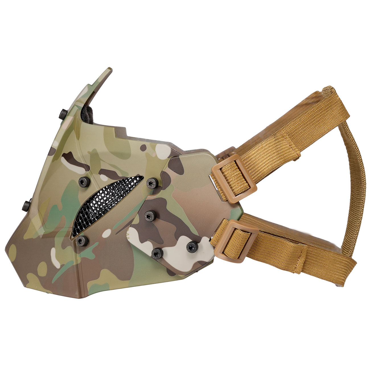 WoSport Iron Warrior Maske Lower Face mit Halterung fr / ohne FAST Helme camo Bild 6