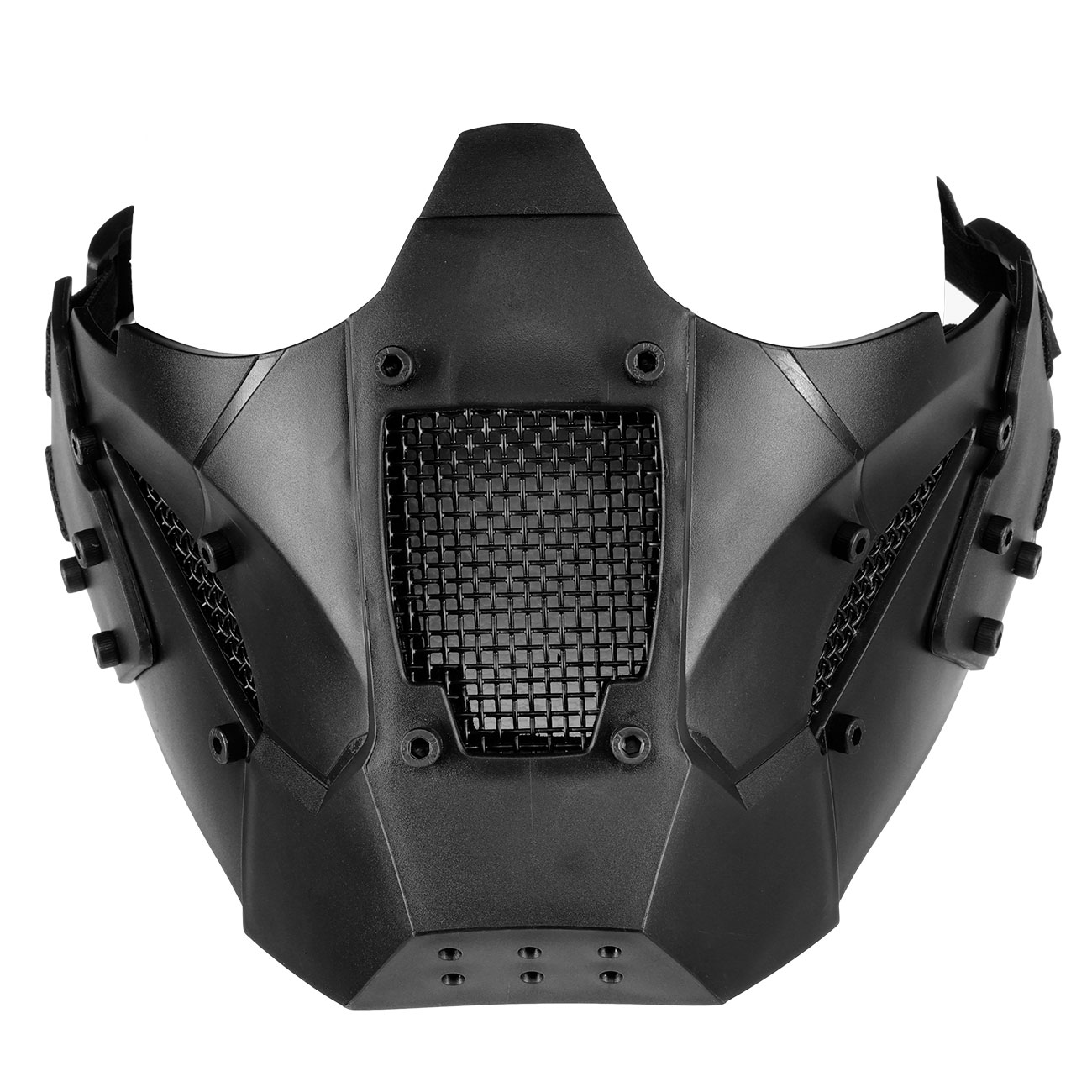 WoSport Iron Warrior Maske Lower Face mit Halterung fr / ohne FAST Helme schwarz Bild 5