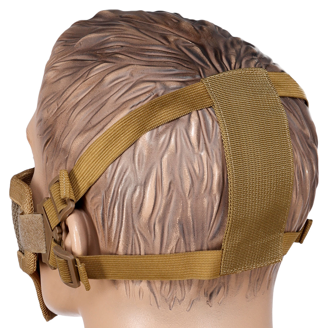 WoSport WST Scout V1 Airsoft Gittermaske Lower Face tan Bild 3