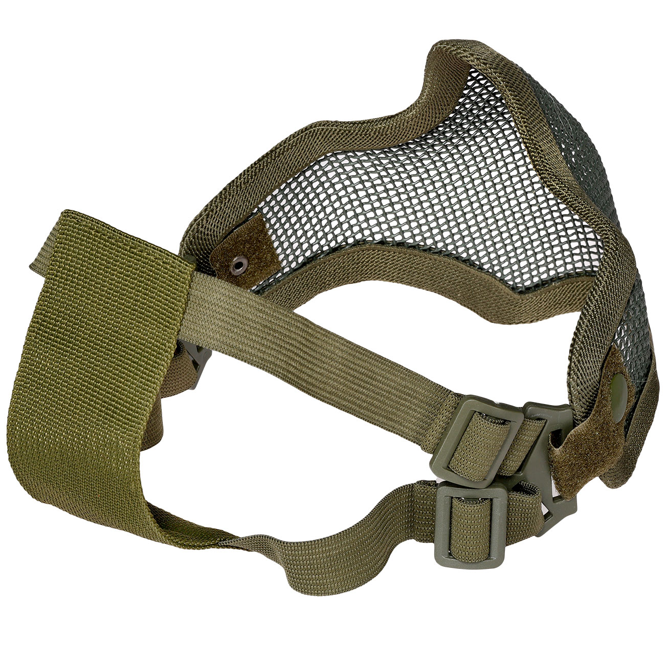 WoSport WST Scout V1 Airsoft Gittermaske Lower Face oliv Bild 7