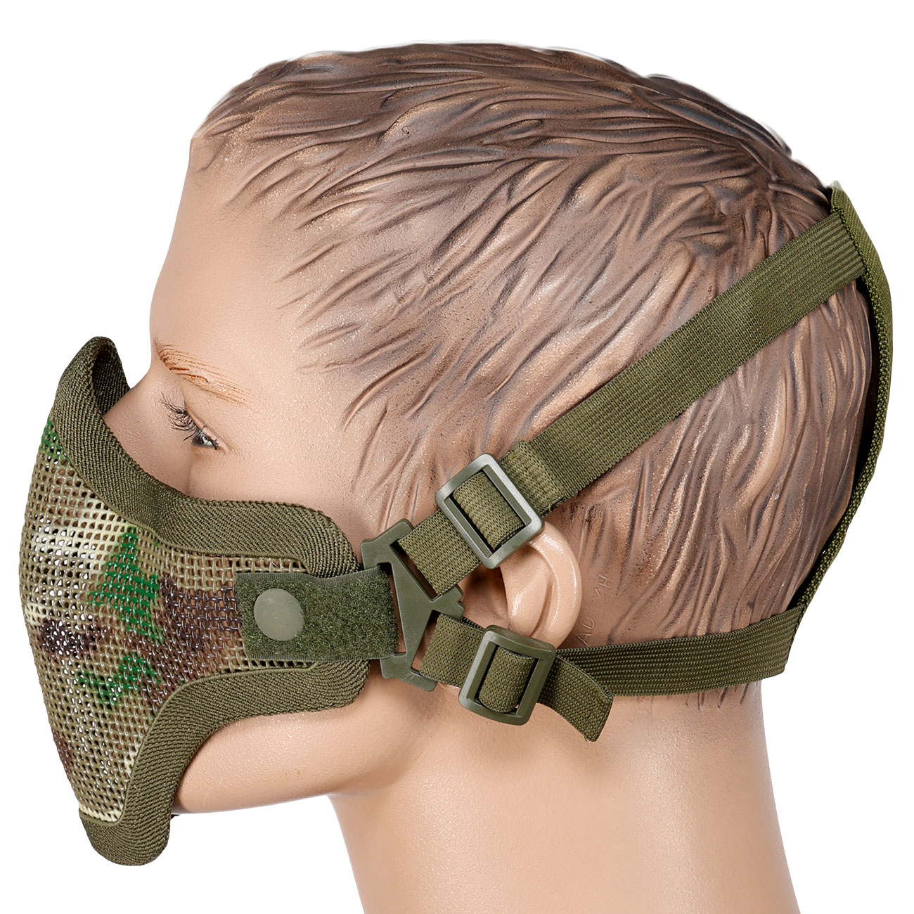 WoSport WST Scout V1 Airsoft Gittermaske Lower Face camo Bild 2