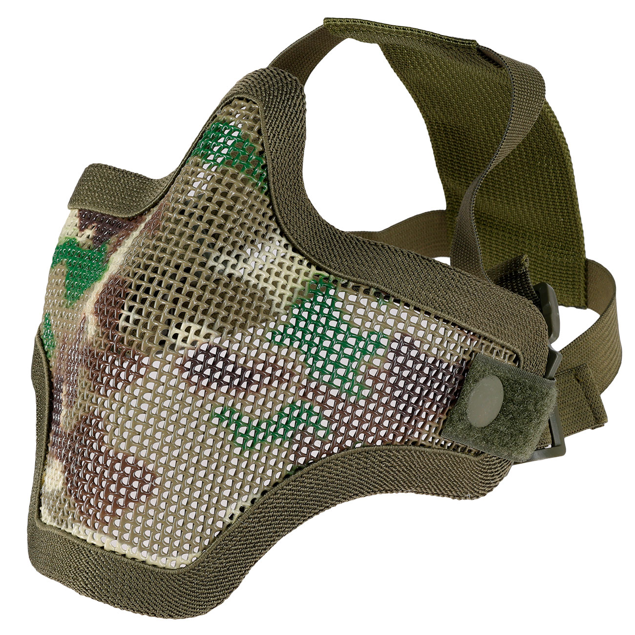 WoSport WST Scout V1 Airsoft Gittermaske Lower Face camo Bild 4