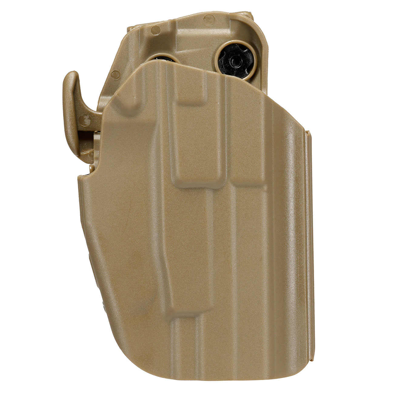 WoSport Universal Type-A Holster Kunststoff m. Grtelhalter fr Pistolen rechts tan