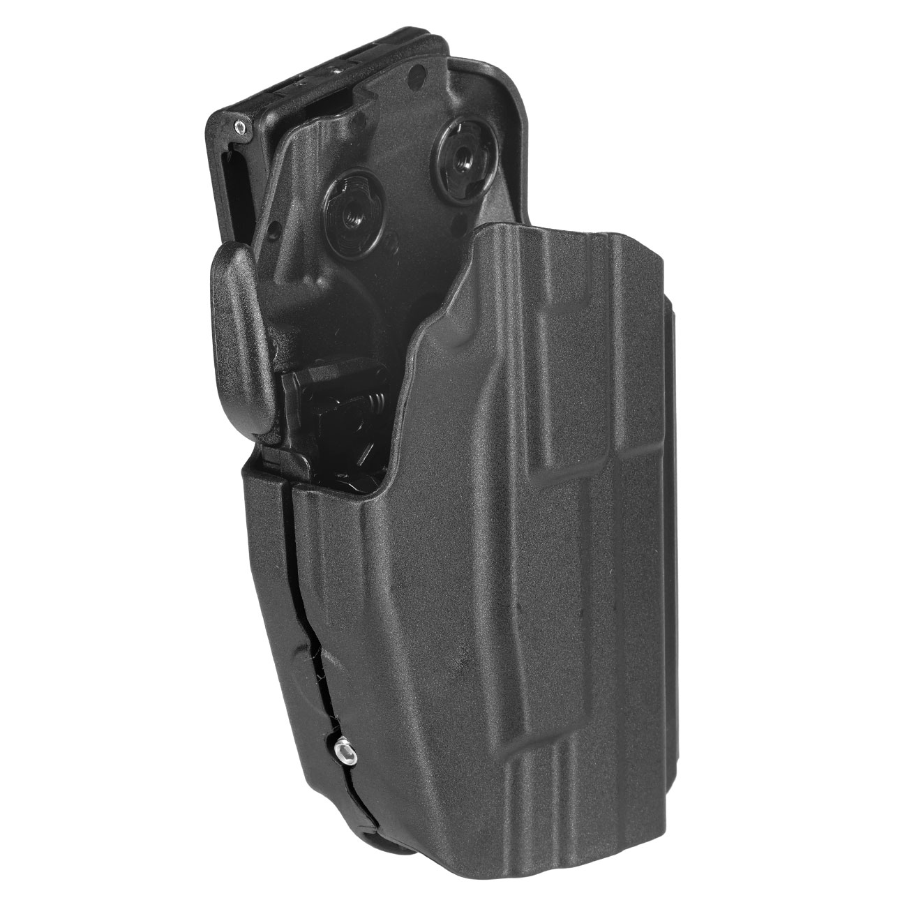 WoSport Universal Type-A Holster Kunststoff m. Grtelhalter fr Pistolen rechts schwarz Bild 1