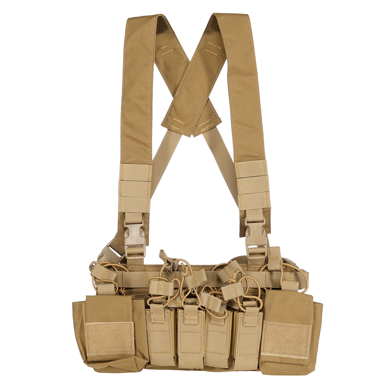 WoSport D3CRX-Style Tactical Chest Rig verstellbar tan