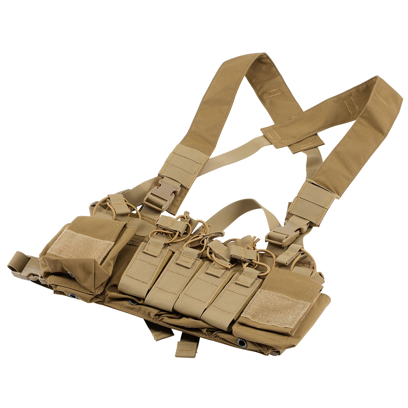 WoSport D3CRX-Style Tactical Chest Rig verstellbar tan Bild 2