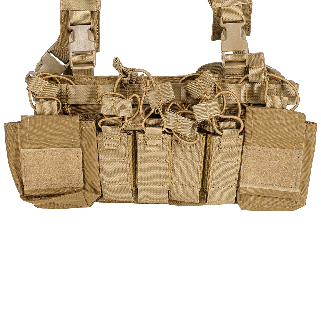 WoSport D3CRX-Style Tactical Chest Rig verstellbar tan Bild 4