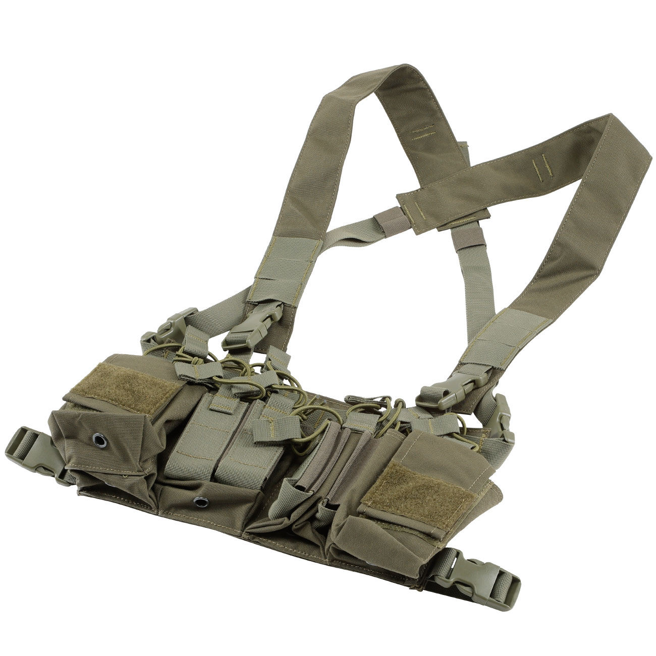 WoSport D3CRX-Style Tactical Chest Rig verstellbar oliv Bild 2