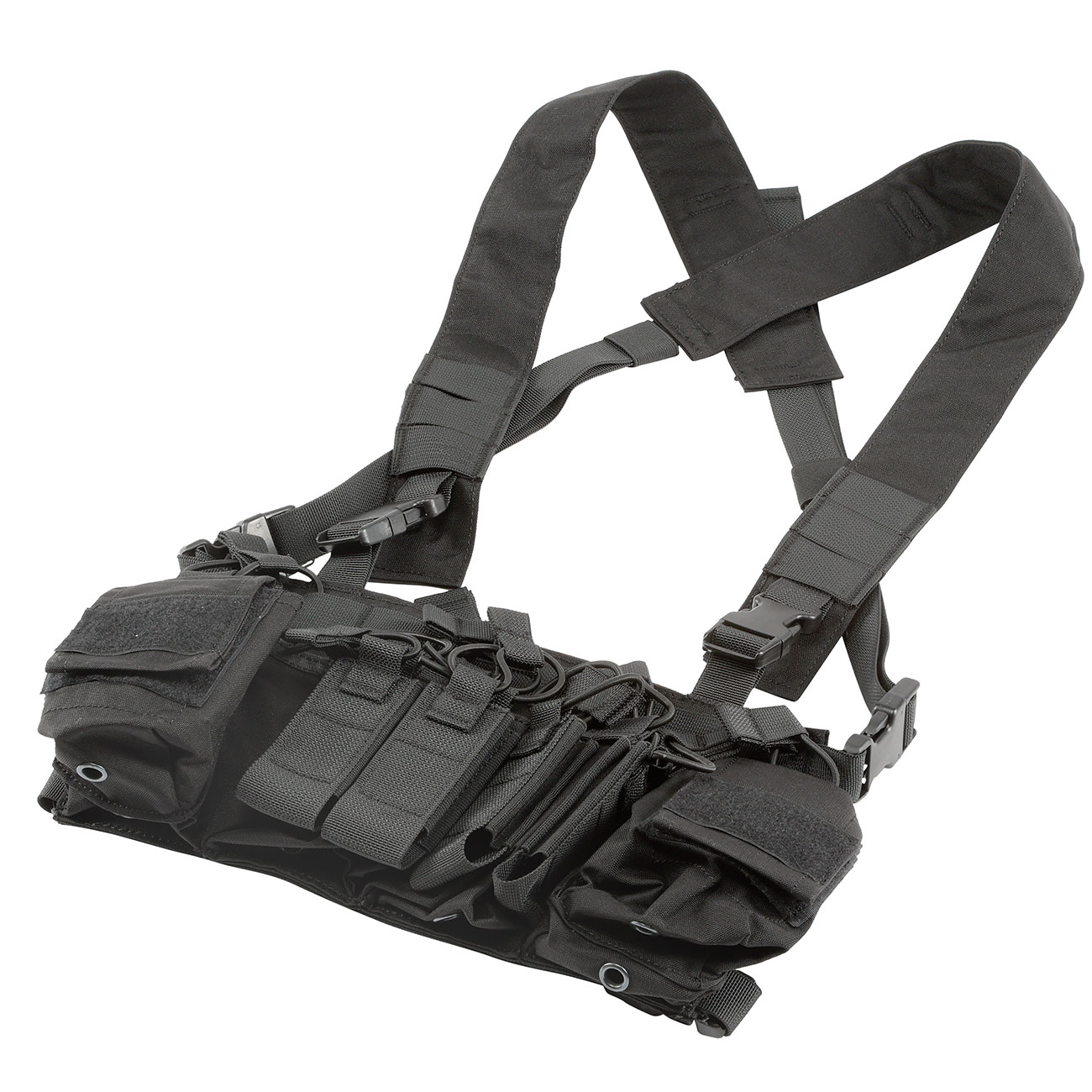 WoSport D3CRX-Style Tactical Chest Rig verstellbar schwarz Bild 2