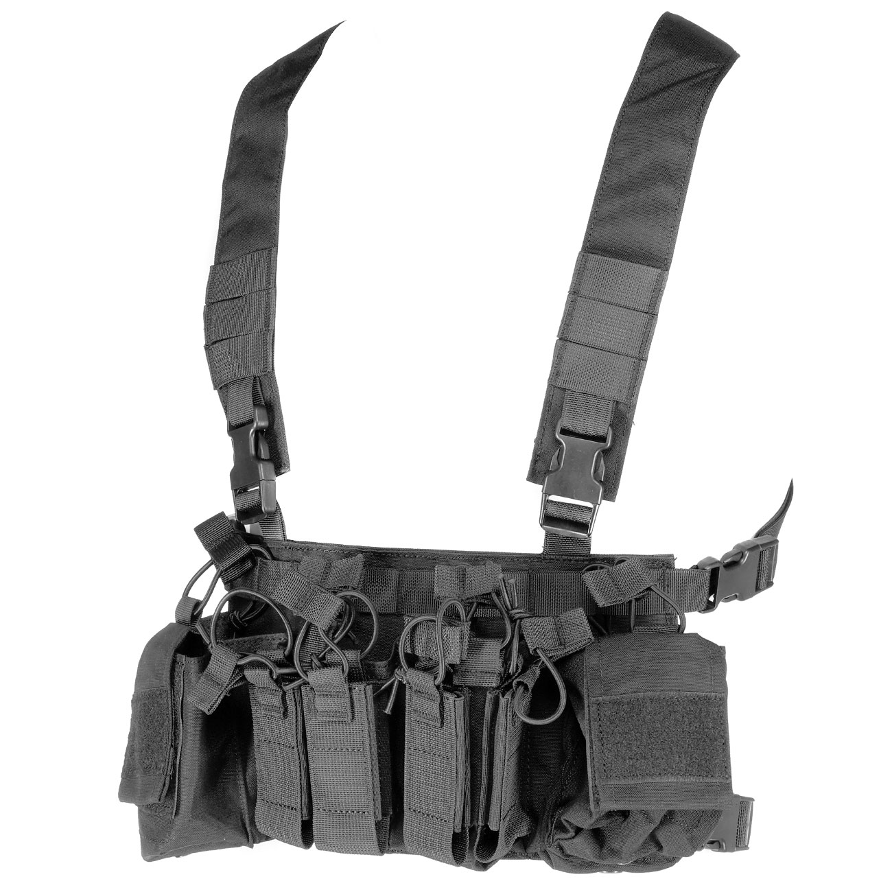 WoSport D3CRX-Style Tactical Chest Rig verstellbar schwarz Bild 5