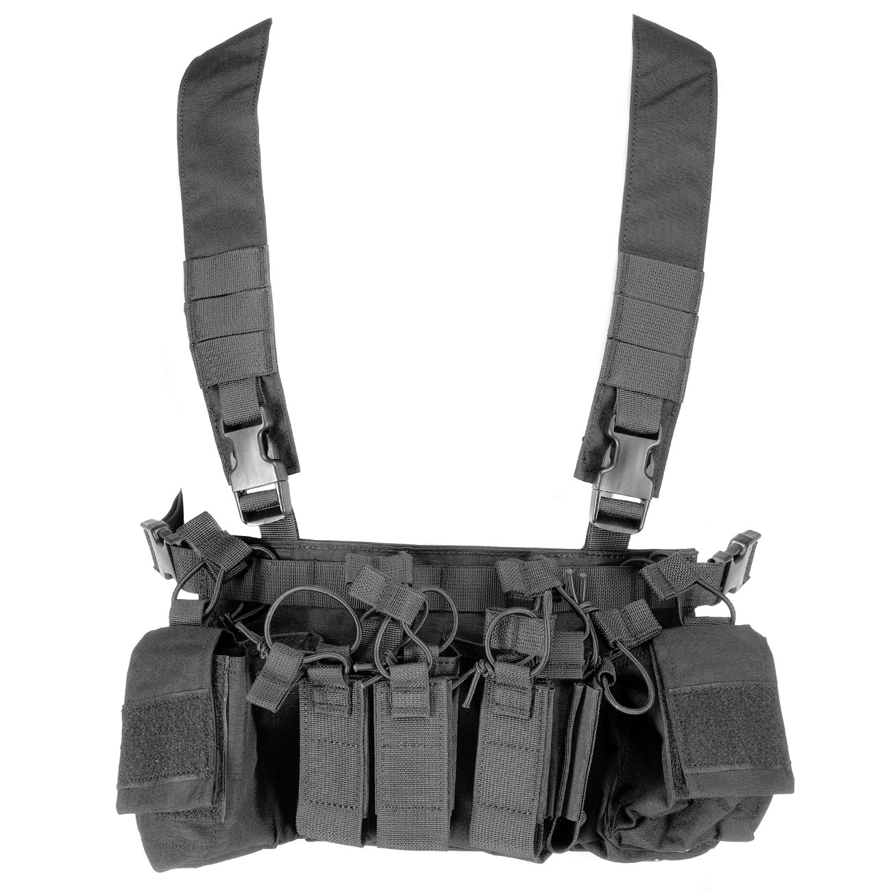 WoSport D3CRX-Style Tactical Chest Rig verstellbar schwarz Bild 6