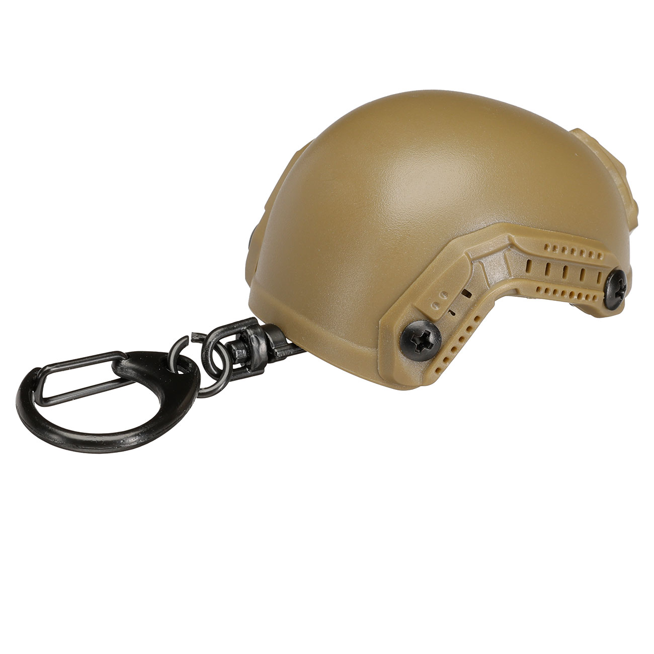 WoSport Schlsselanhnger FAST Helm Flaschenffner Miniaturmodell tan Bild 1