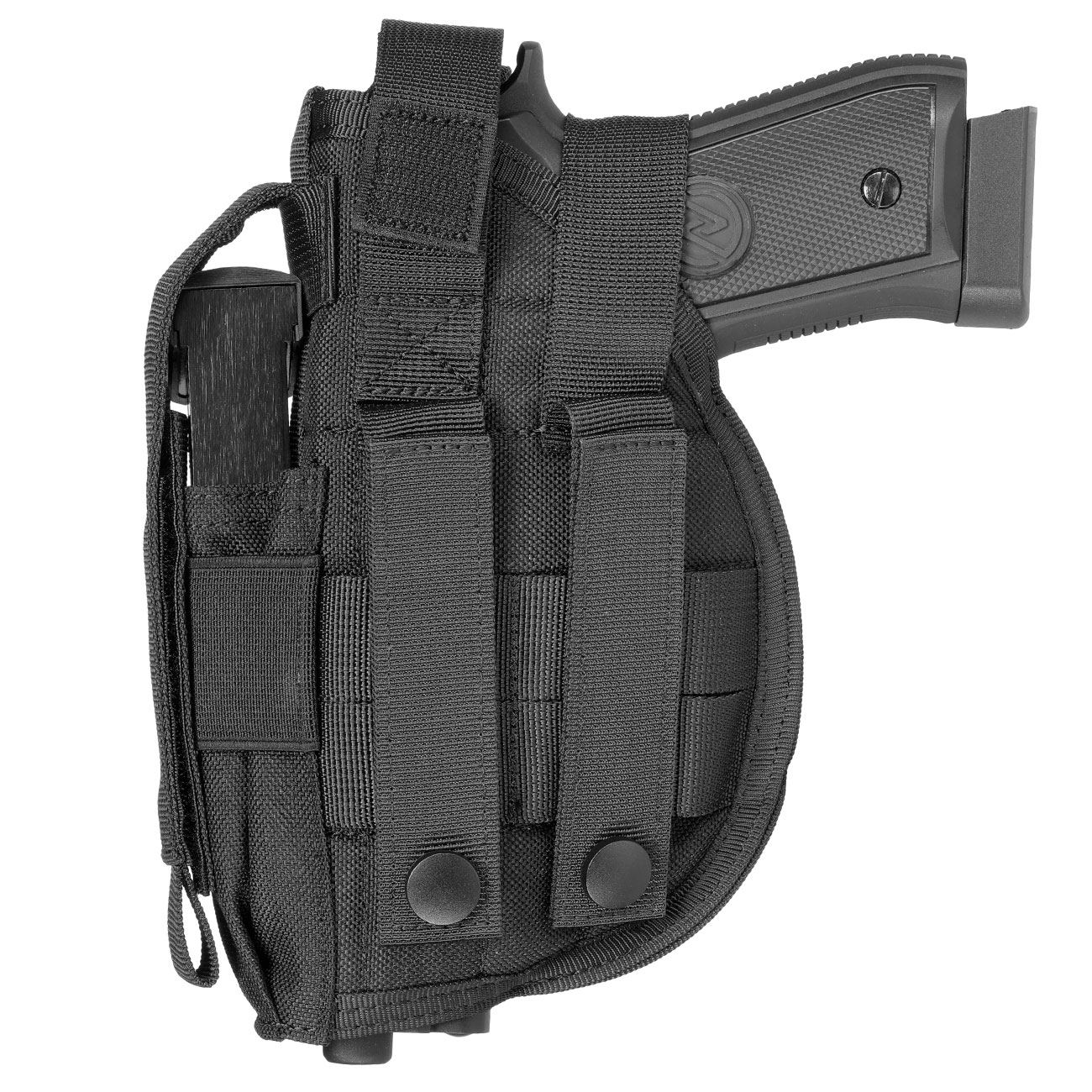 WoSport Universal Battlefield Elite Holster fr Pistolen Nylon-Fabric rechts schwarz Bild 5