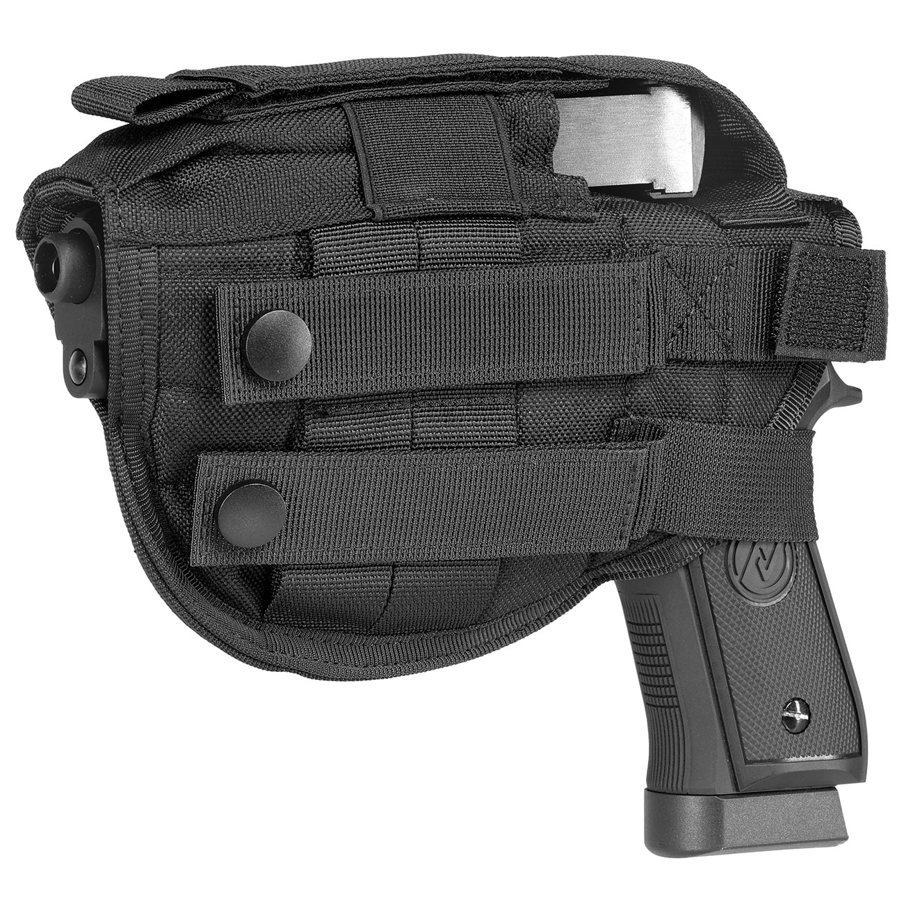 WoSport Universal Battlefield Elite Holster fr Pistolen Nylon-Fabric rechts schwarz Bild 7