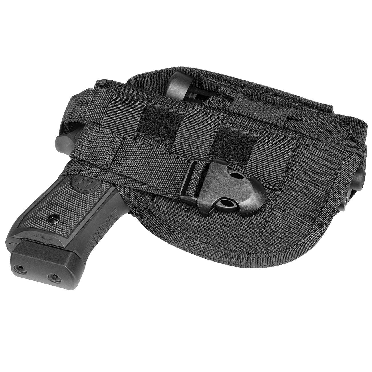 WoSport Universal Battlefield Elite Holster fr Pistolen Nylon-Fabric rechts schwarz Bild 8