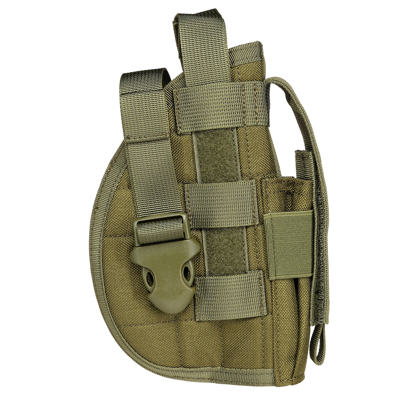 WoSport Universal Battlefield Elite Holster fr Pistolen Nylon-Fabric rechts oliv