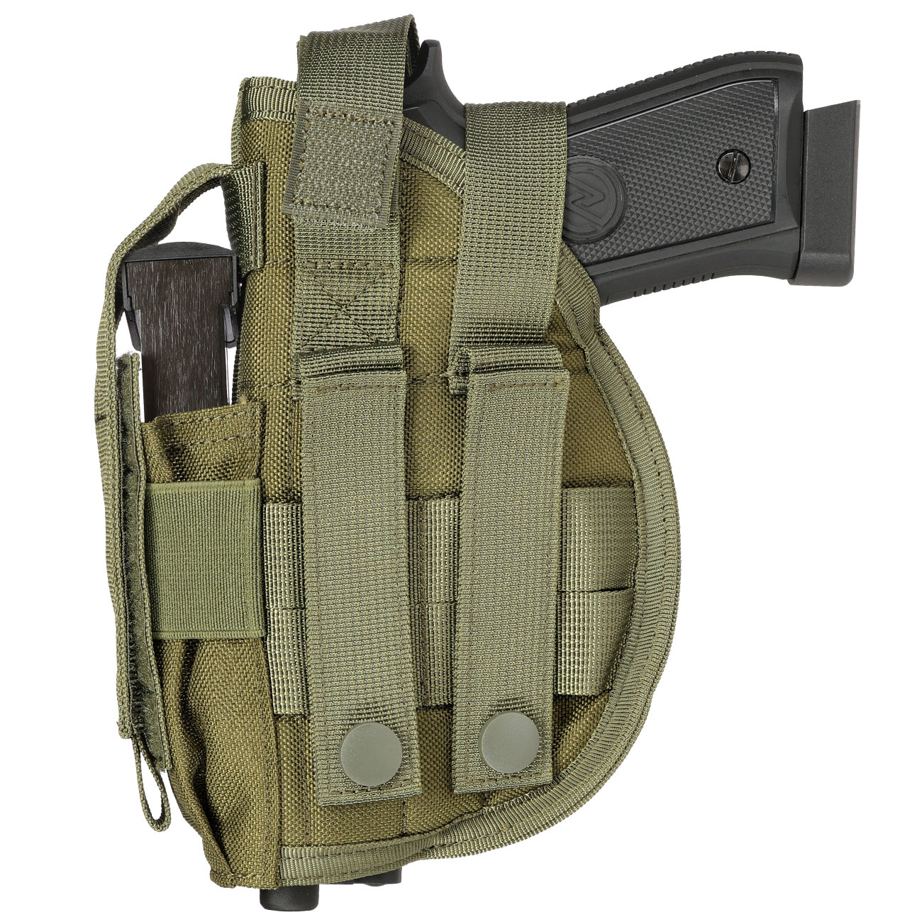 WoSport Universal Battlefield Elite Holster fr Pistolen Nylon-Fabric rechts oliv Bild 5