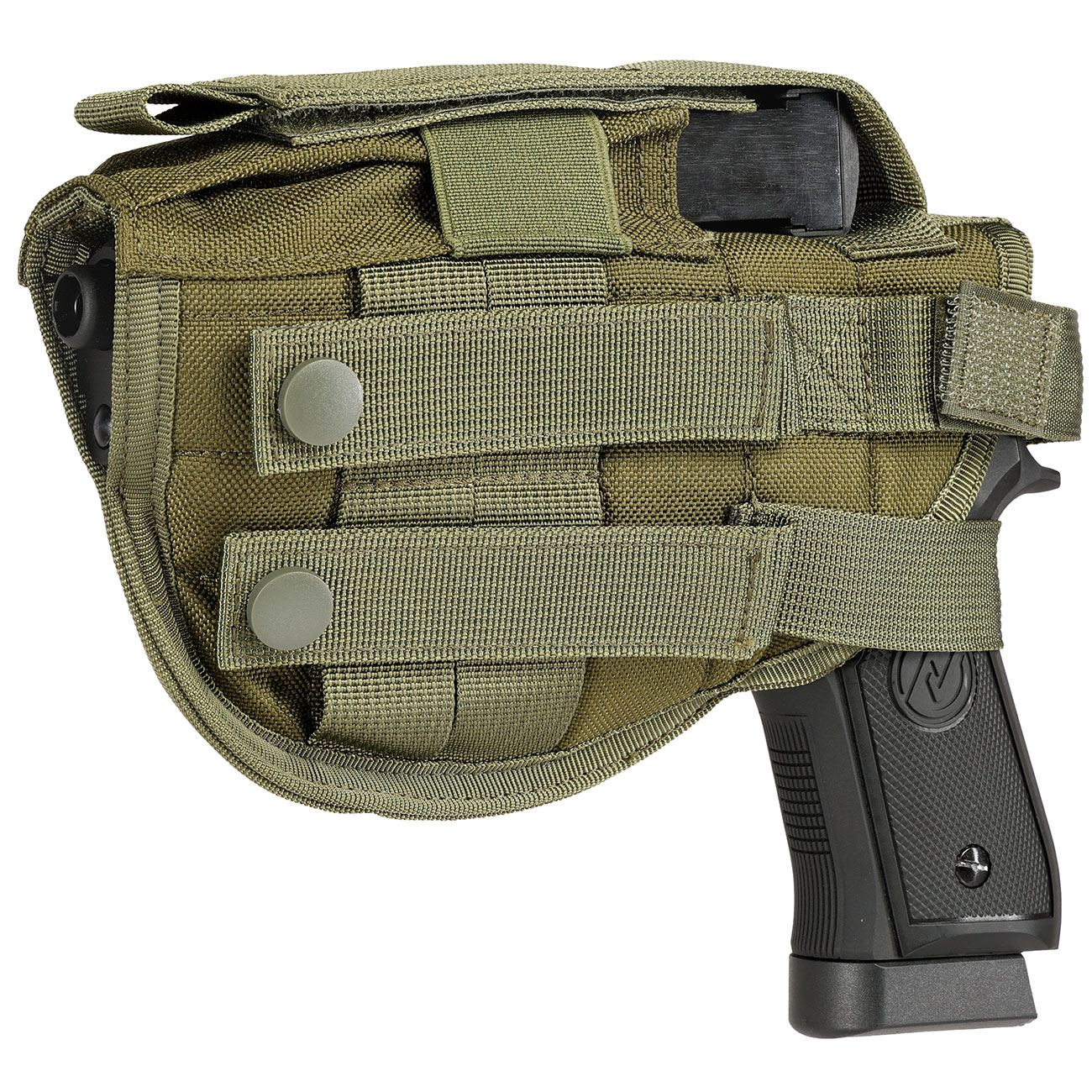 WoSport Universal Battlefield Elite Holster fr Pistolen Nylon-Fabric rechts oliv Bild 7